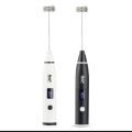RAF Electric Egg Whisk Rechargeable R.322 Milk Frother Milk Shaker Maker Frother Foamer USB Charging Egg Beater Coffee Beater hand Beater 3-Speed 20 W Adjustable Blender Multi-purpose Digital Display. 