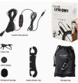 Microphone, LENSGO LYM-DM1 3.5mm Hands Free Clip-On Omnidirectional Condenser Lapel Mic for Android Smartphone. 