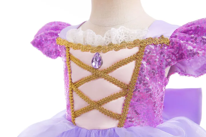 Summer%20Rapunzal%20Girl%20Princess%20Dress%20Cosplay%20Tangled%20Halloween%20Birthday%20Party%20Vestido%20Kids%20Birthday%20Costume%20-%20Image%205