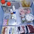 Resin art accessories beginner kit with mold. 
