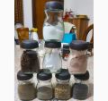 Glassware Food Jar, Food Container, Jar (lid Multicolour) 6pcs 120ml.