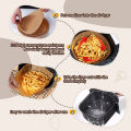 Air Fryer Special Paper 100/200Pcs Oil-Absorbing Food Pad for Air Fryer Oil-proof Disposable Baking Paper AirFryer Accessories. 