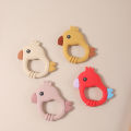 2026 New Design Colorful Parrot Teether - Food-Grade Silicone Baby Teething Toy (BPA-Free) Baby Teether. 