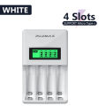 PUJIAMX Rechargeable Battery Charger LCD Display AA/AAA  Portable Adapter USB Cable TypeC Batteries Interface Fast Charging Tool. 