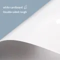 A4 White Hard Thicked Paper Ivory White Cardboard 1mm 1.5mm 2mm 3mm Paperboard For DIY Handmade Mould Album Cover Package. 