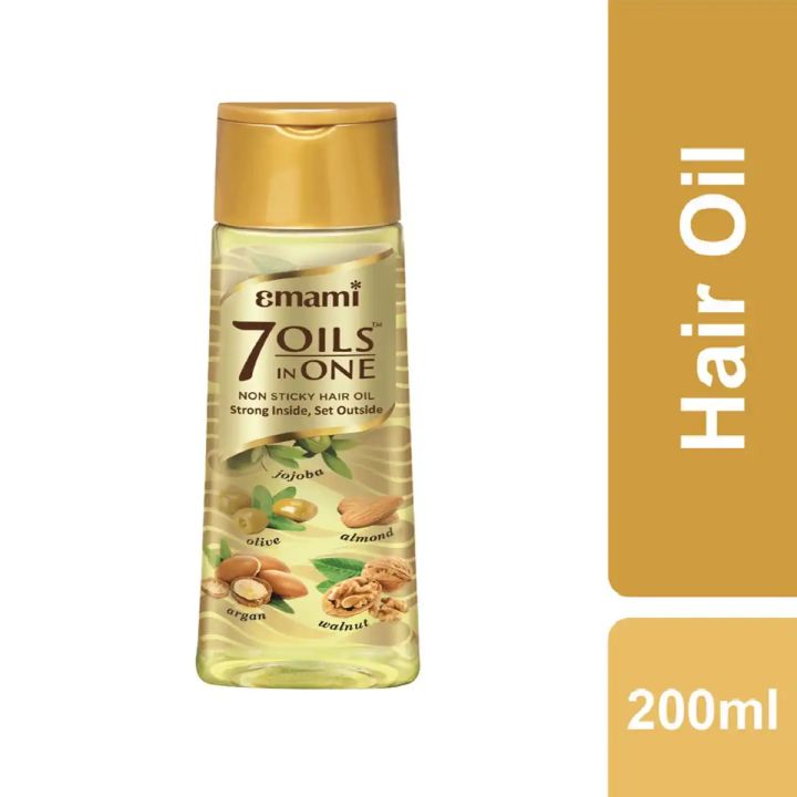 Emami 7 Oils in one Non Sticky Hair Oil 200ml (INDIA)