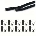 10pcs Heavy Duty Cord Locks Adjustable Metal Clips Secure Fastening for Shoelaces Bags Hoodies DIY Crafts Organizing Cables. 