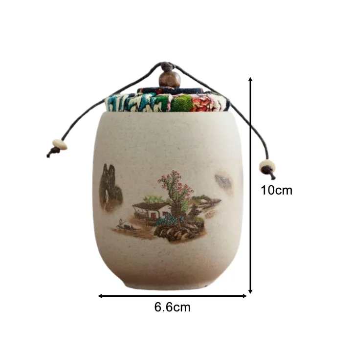 Ceramic%20Tea%20Container%20Chinese%20Styles%20Ceramic%20Food%20Storage%20Jar%20Sealed%20Canister%20Tea%20Jar%20Loose%20Tea%20Tin%20for%20Tea%20Nuts%20Coffee%20Spice%20-%20Image%206