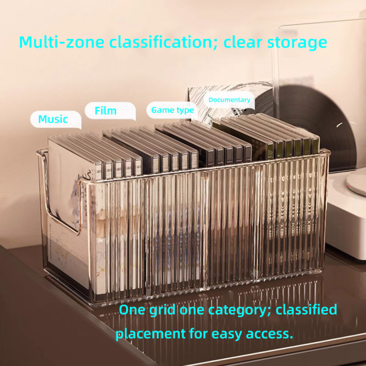 CD disc rack desktop disc black vinyl record magnetic tape display ...