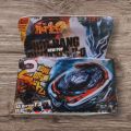 pegasis Super King Beyblade Burst h2 Starter Variant Lucifer .Mb 2D & First Uranus Starter + LR String LR (Left & Right Spin) & Weight Damper Grip.