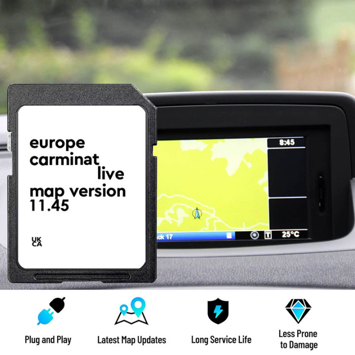SD Card Update Europe 2025 Maps for Renault Megane Clio Laguna Scenic Car Navigation Carminat Live 11.45 Sat Nav 8201756572