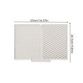 1pc Kitchen Draining Mat Household Dining Table Heat Insulation Mat Silicone Slope Tableware Plate Cup Bathroom Storage Mat. 