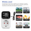 Tuya WiFi Thermostat Switch EU US UK FR AU Plug Temperature Controller Socket AC110-240V Timer Outlet LCD Thermometer Regulator. 