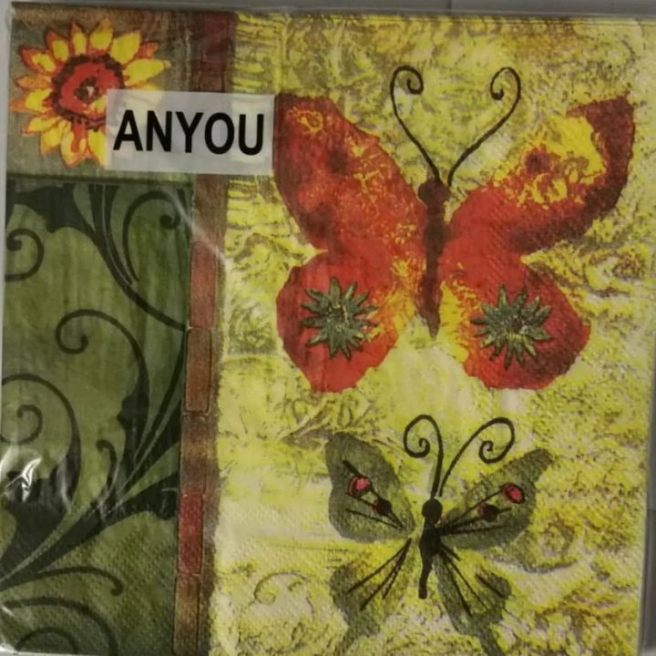 Fancy table and birthday party napkins for table