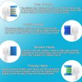 16x Toothbrush Head Compatible with Braun Oral-B Electric Toothbrushes, Toothbrush Heads Fit for Oral b Pro 3 Series/3500/Pro600. 