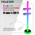 Video Graphics Card GPU Holder Support 5V 3Pin Addressable ARGB Sag Bracket Adjustable Brace PC Case DIY Decoration Accessory.