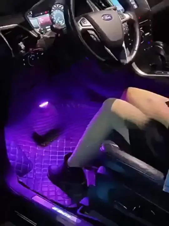 USB Rechargeable Car LED Interior Light | Touch Sensor Trunk Atmosphere ...