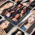 55Pcs/Set Kpop Idol KATSEYE New Album BEAUTIFULCHAOS Lomo Cards LARA DANIELA HD Printd Photocards Stickers MANON MEGAN Fans Gift. 