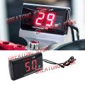 KOSO Cylinder Head Temperature Gauge Motorcycle LCD Digital Screen Sensor SAMCI Universal Cylinder Temp Gauges. 