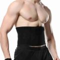 ComfortFit Waist Trimmer: Soft Cotton Slimming Belt for Back Pain Relief, Burn Belly Fat - Free Size. 