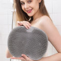 Shower Foot Scrubber Mat Back Washer Exfoliating Bath Wash Pad Wall Mounted Slip Suction Cups for Use in Cleaner Men and Women.