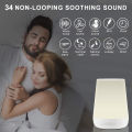 Smart White Noise Machine Baby Sleep Sound Machine Colorful Night Lights 34 Soothing Sounds Supports APP Remote Control. 