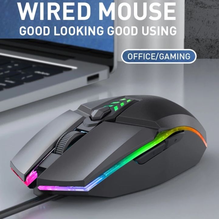 Wired%20Gaming%20Mouse%201600%20DPI%20Optical%206%20Button%20USB%20Mouse%20With%20RGB%20BackLight%20Mute%20Mice%20For%20Desktop%20Laptop%20Computer%20Gamer%20Mouse%20-%20123%20%C3%97%2066%20%C3%97%2037mm%20-%20Image%203
