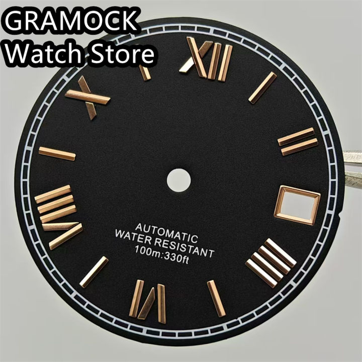 GRAMOCK%2029mm%20Roman%20Index%20Dial%20Black%20White%20Gold%20Red%20Blue%20Dial%20suitable%20for%20NH35%20NH36%20movement%20watch%20accessories%20repair%20tools%20-%20Image%204