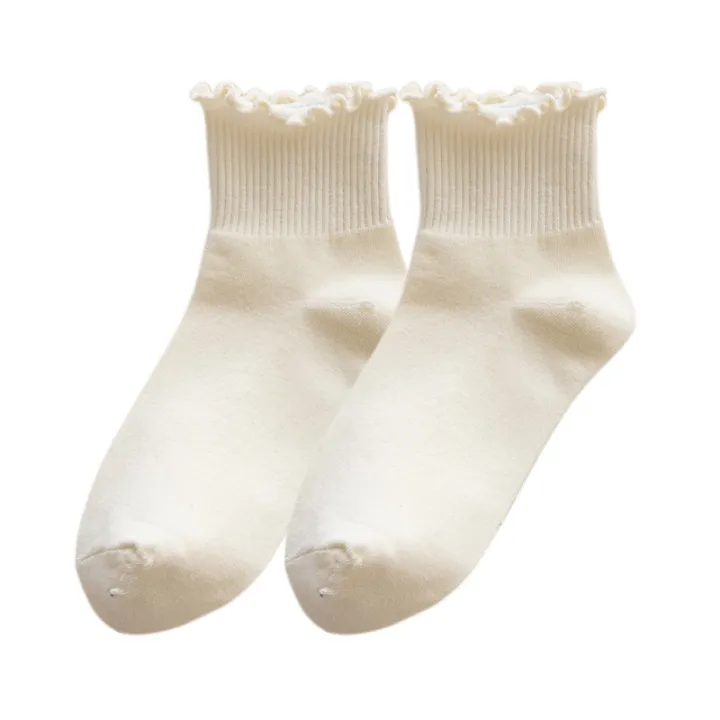 Socks%20For%20Women%20Cute%20New%20Summer%20Japanese%20Style%20Breathable%20Girls%20Short%20Socks%20Kawaii%20Solid%20Color%20Frilly%20Ruffle%20Socks%20Casual%20Sweet%20-%20Image%206