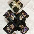 Chocolate gift box for celebration, Two layer gift box with a small box inside it. 