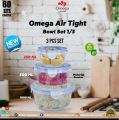 Food Container Bowl Microwave Safe BPA Free Plastic Bowl - 4 Pcs Set Storage Jar, Box, Multipurpose Bowl Fine Quality - Fresh Keeping Bowl Set. 