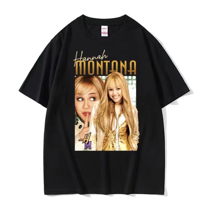 Hannah Montana Retro 90s T Shirt Miley Cyrus Rap Hip Hop Punk Style Tee ...