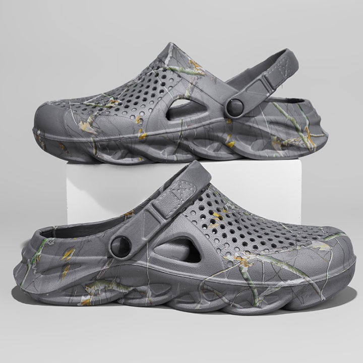 Men Flat Shoes EVA Home Slippers Garden Platform Sandals Man Summer Male Sneakers Outdoor Flip Flops Plus Size Sandals 46 47