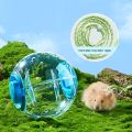 Hamster Exercise Ball Transparent Hamster Running Ball Wheel With Traction Rope For Small Animals Pet Supplies 14cm/18/cm. 