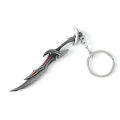The Knife Keychain Online Elsweyr Coin Key Chain for Men Weapon Model Car Keyring Jewelry. 