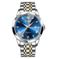 Olivs 9931 Fashion Stainless Steel Analog Wrist Watch For Men. 