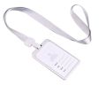 Aluminum alloy metal id card holder with yoyo hook Holder..