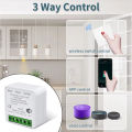 WiFi Switch RF433MHz Wireless Light Switch Work With Tuya Smart Life 1/2/3Gang Wall Switch APP Voice Control Alexa  Home. 