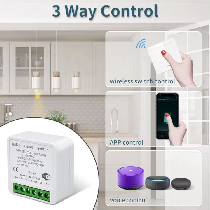 WiFi%20Switch%20RF433MHz%20Wireless%20Light%20Switch%20Work%20With%20Tuya%20Smart%20Life%201/2/3Gang%20Wall%20Switch%20APP%20Voice%20Control%20Alexa%20%20Home%20-%20Image%202