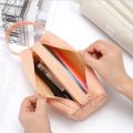 Double layer Oxford cloth pencil case portable zipper pencil case.