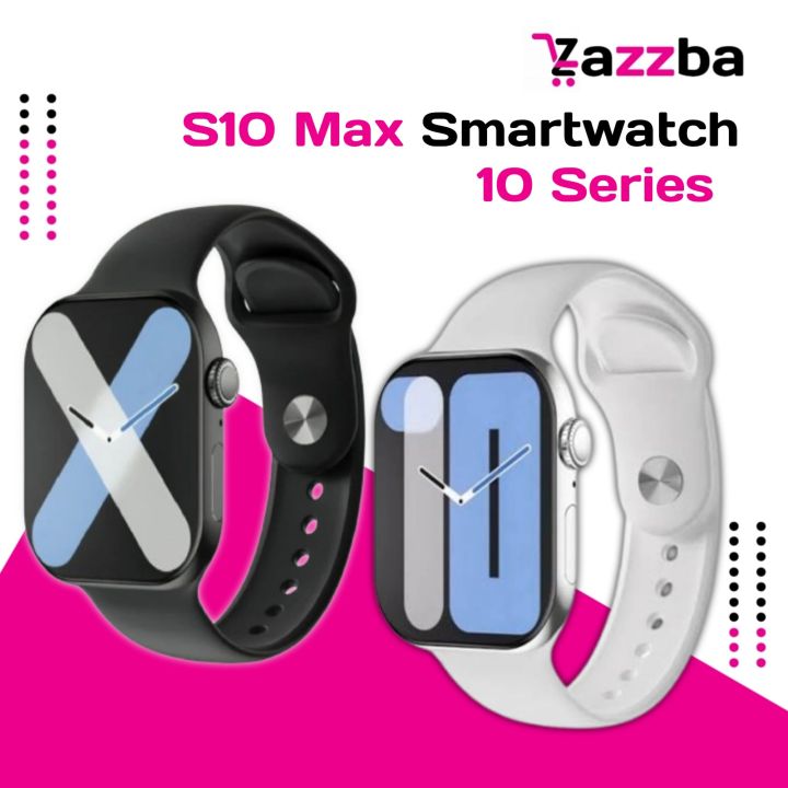 S10 Max Series 10 Smartwatch – Super AMOLED Display, Wireless Charging & BT Calling