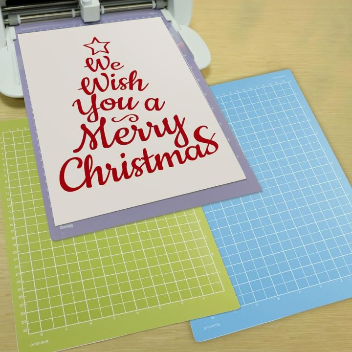 8.5x12in Cutting Mat For Cricut Joy Xtra Adhesive Non-Slip Flexible Square Gridded Cut Mats Set Matts Vinyl Craft Sewing Cloth