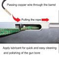 Tactical Cleaning Kit Hunting G01 To G04 Cleaner Barrel Caliber Rope 12ga 20ga .22 .223 .308 7.62x39 Strap Cleaning Kit. 