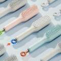 "Magic Self-Cleaning Hair Brush - One-Click Retractable Bristles, Anti-Static, Anti-Tangle, Scalable Massage Comb for All Hair Types" Hair Things | Fashion | Beauty Products | Beauty And Cosmetics | Home Accessories | Home Things | Hair Clips | Hair Comb|. 