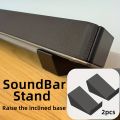 Universal Soundbar Base Stand, TV Speaker Bracket Feet for    , Electric Adjustable Audio Support. 