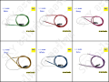 Throttle cable modified accelerator cable motorcycle throttle cable accelerator cable 1.3 meters. 