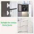 8Pcs Universal Refrigerator Lock Household Refrigerator Door Closer Multi-function Cabinet Door Lock Kids Security Protection.