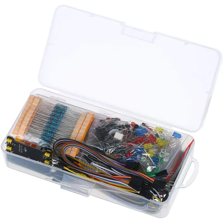 Electronic%20Components%20Kit%20Pack%20Starter%20DIY%20Project%20For%20Arduino%20R3%20Common%20Capacitors%20Resistors%20Capacitors%20830-well%20Breadboard%20-%20Image%204