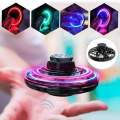 Rechargeable Flying Fidget Spinner with Box. 