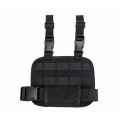 Tactical Drop Leg Platform Hunting Thigh MOLLE Rig with Adjustable Belt & Thigh Straps for Universal Holster. 